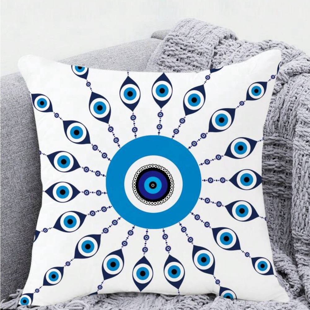 1pc Evil Eye Blue Eye Oval Concentric Circle Blue eye